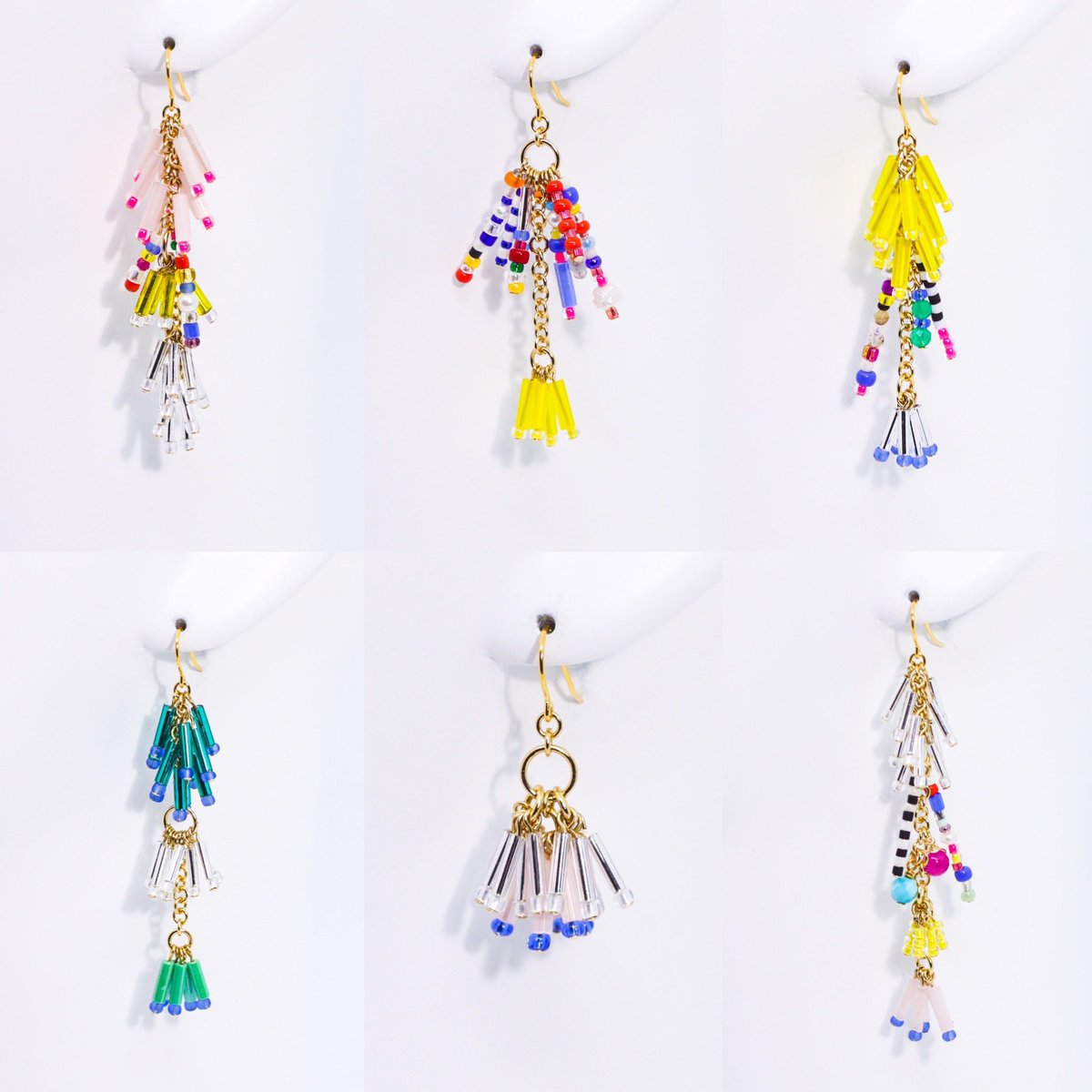 minou_info's tweet photo. online shopにカラフルでポップな片耳ピアスのシリーズを追加しました💐
一部を除いて一点ものです。
片耳のみでも、組み合わせを楽しんでも◎

https://t.co/HSNZQU1Hn4 https://t.co/zRbieu5sFs