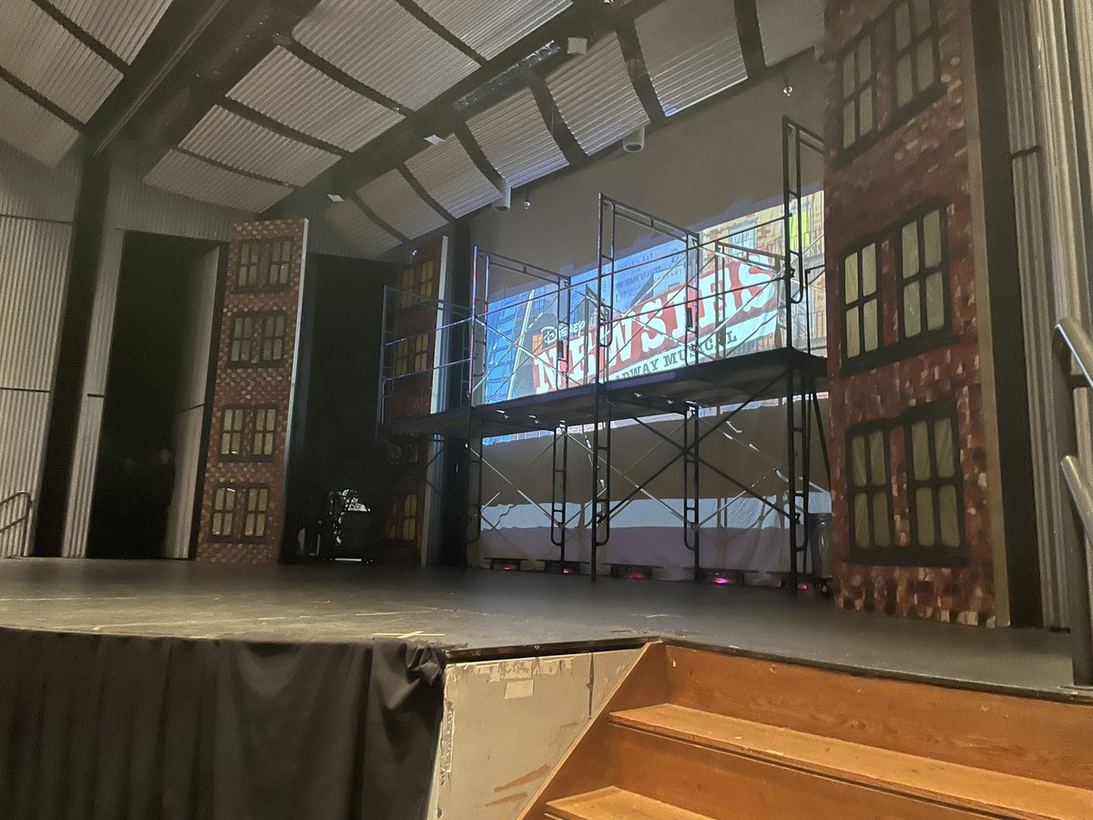 Show time!! NEWSIES!! #tpsprepares