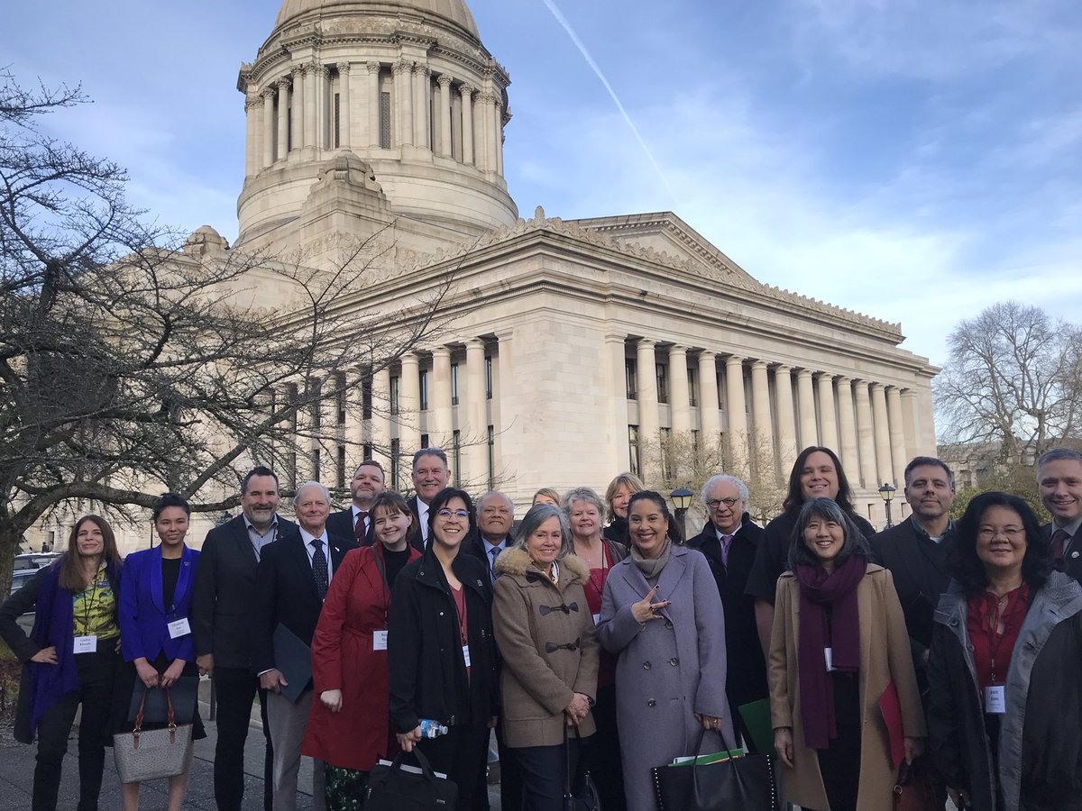 Great day today in Olympia with regents from all six of Washington’s public baccalaureate institutions making the case for higher education. <a href="/wsu/">WSU System</a> <a href="/UW/">University of Washington</a> <a href="/CentralWashU/">CWU</a> <a href="/EWUEagles/">EWU</a> <a href="/WWU/">WWU</a> <a href="/EvergreenStCol/">The Evergreen State College</a>