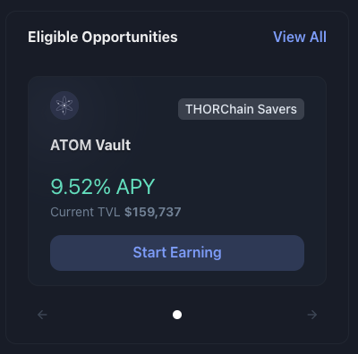 This is very clever... <a href="/ErikVoorhees/">Erik Voorhees</a> 

You can now stake in ThorChain savers natively from Shapeshifts app. <a href="/THORChain/">THORChain</a>  provides decentralised cross chain liquidity and front end providers like <a href="/ShapeShift/">ShapeShift</a>  and <a href="/THORSwap/">THORSwap ⚡ #BetterThanCEX</a>  provide the UX and management. Awesome.