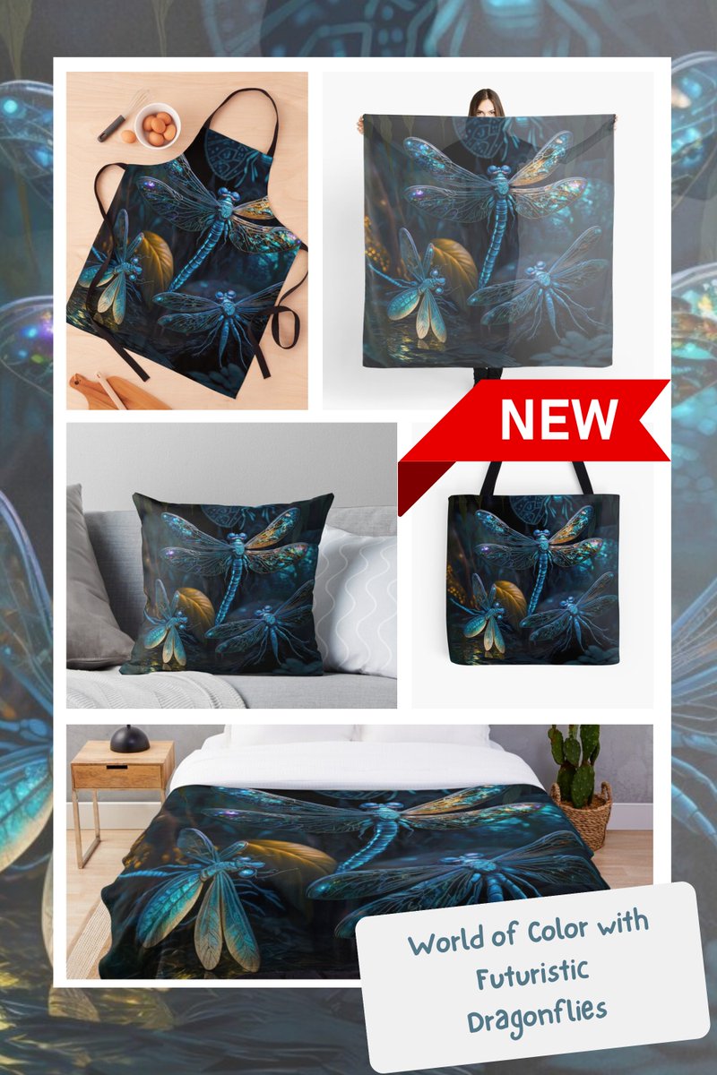 FutureImaging's tweet photo. Unlock a world of vibrant color with our Colorful Futuristic Dragonflies! Experience a dream-like ecosystem filled with translucent extraterrestrial life. Own a piece of this magical world today!
https://t.co/HDbPuW7zMS
#dragonfly #dreamscape #FantasyinColor https://t.co/5OLrd9uDyy
