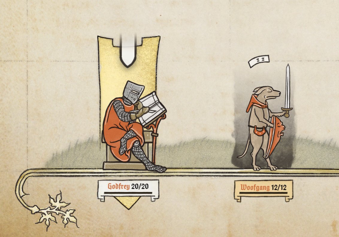 andybarefoot's tweet photo. @YazaGames Inkulinati is here and my brave medieval dogs have won their first battle. https://t.co/cVu8iLHAo2