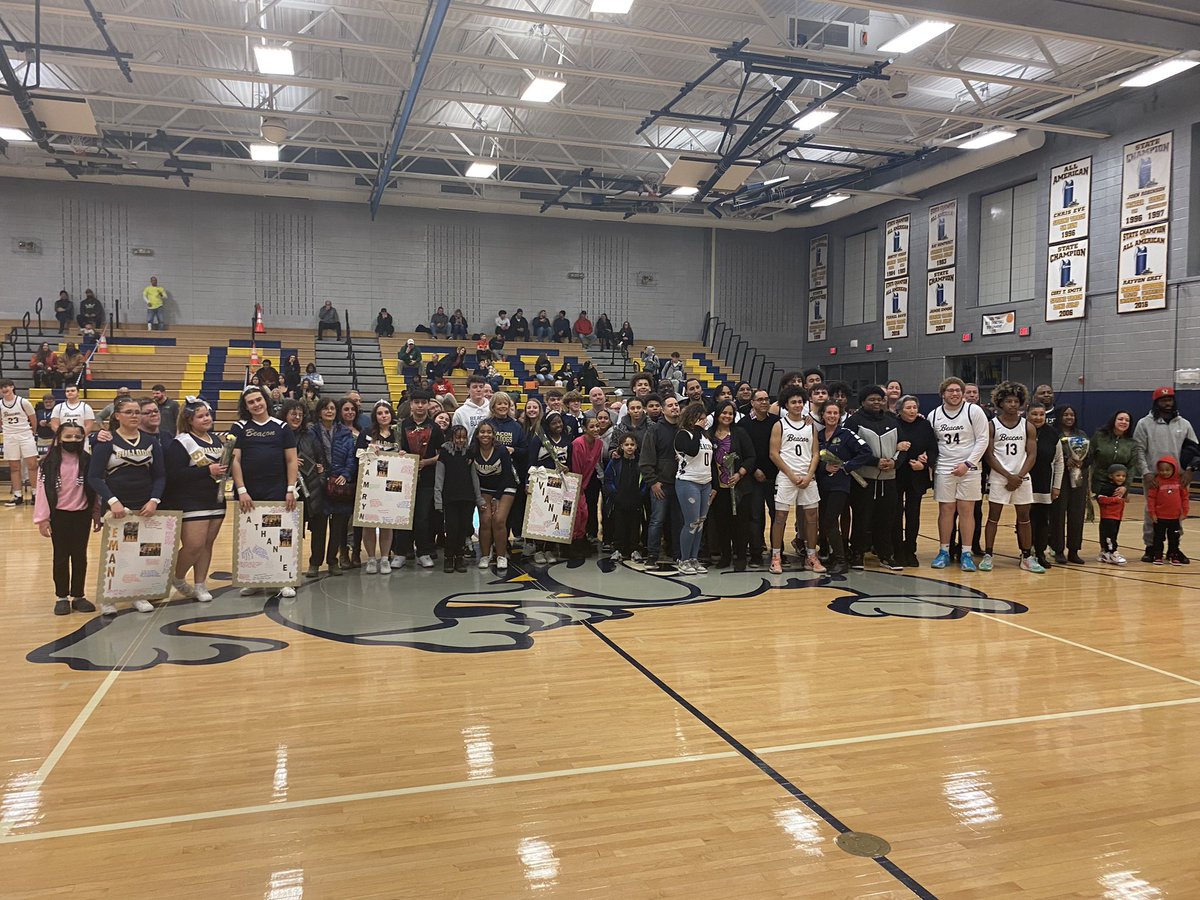 Great night celebrating our Senior Cheerleaders &amp; Basketball players! 🇺🇸🏆🥇🏀📣🏆🥇🇺🇸<a href="/beaconbball/">Beacon Basketball</a> <a href="/CheerBcsd/">BCSDVarsityCheer</a>
