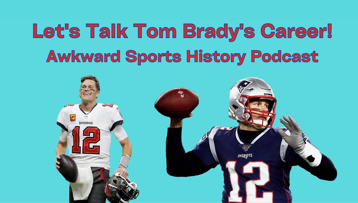 HarrisonSmaj's tweet photo. Hey guys! Decided to try a new format for Awkward Sports History as a way to talk more sports. Check it out! 

I teamed up with @JoshKapke to talk Tom Brady’s career! #TomBrady 

https://t.co/96vRt3FNFF https://t.co/RtydJsIQEu