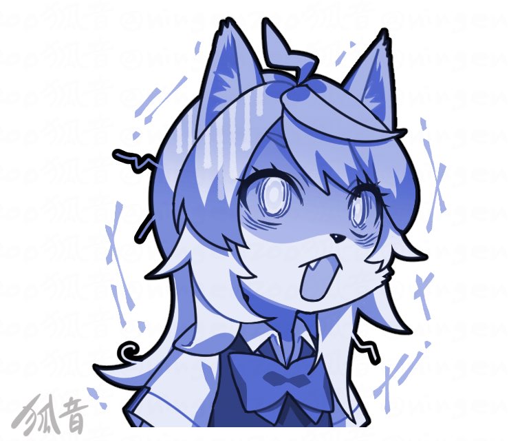 1girl animal ears solo furry female furry open mouth bow  illustration images