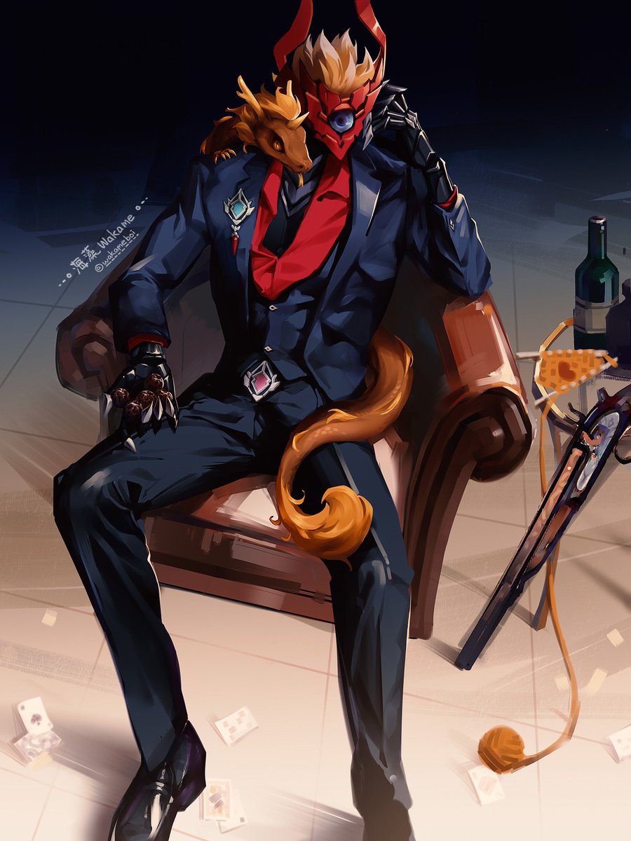 wakameboi's tweet photo. Gangster AU. Gun man FLC &amp; Boss Longli ‼️#genshinimpact #tartali #foullegacy #childe #dragonli #zhongli https://t.co/XyZl2rJmbh