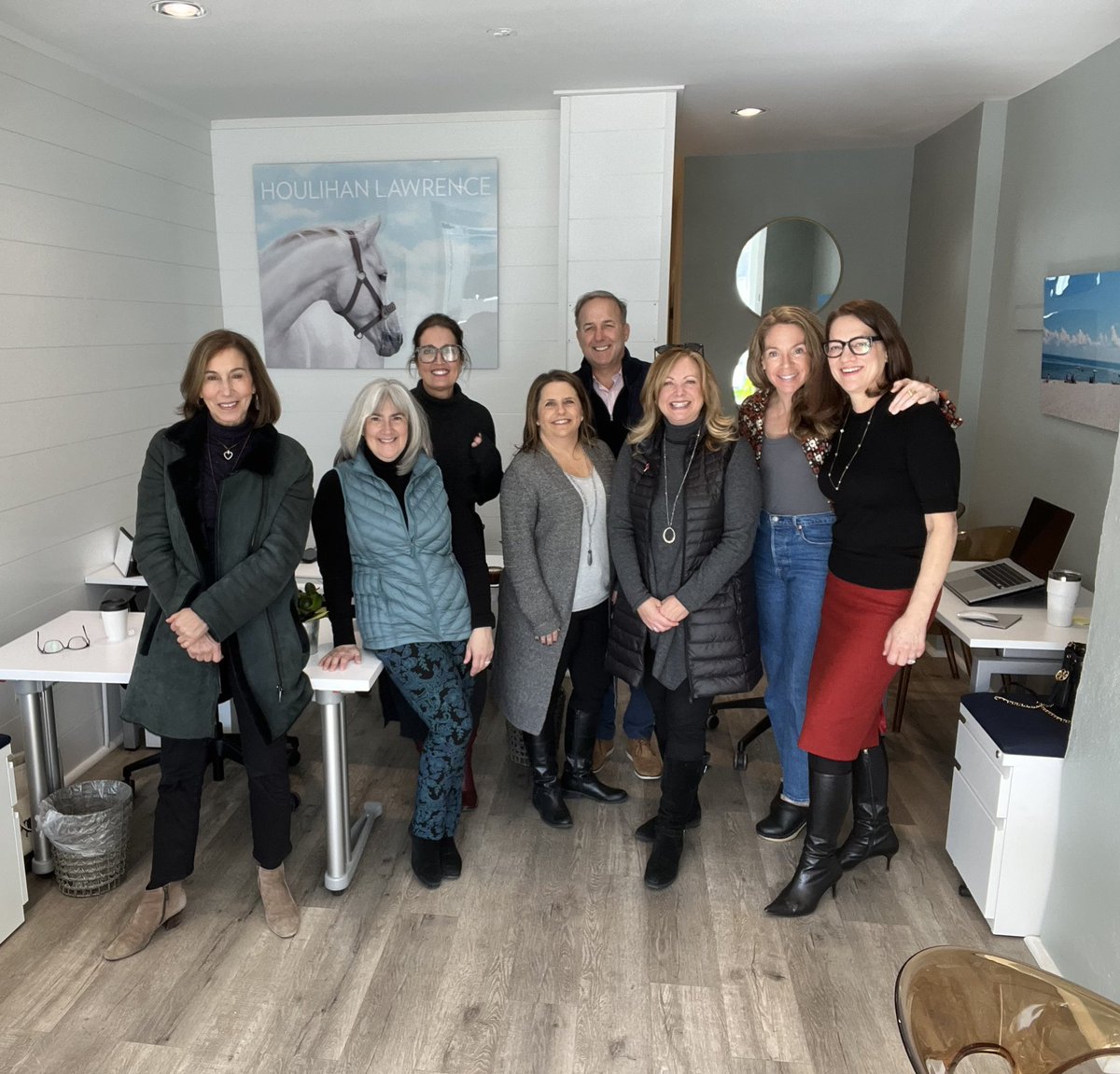 Great visit with the Linda Blackwell Team in #Westport yesterday! <a href="/HoulihanRE/">Houlihan Lawrence</a> #InWithTheBest #NorthofNYC
