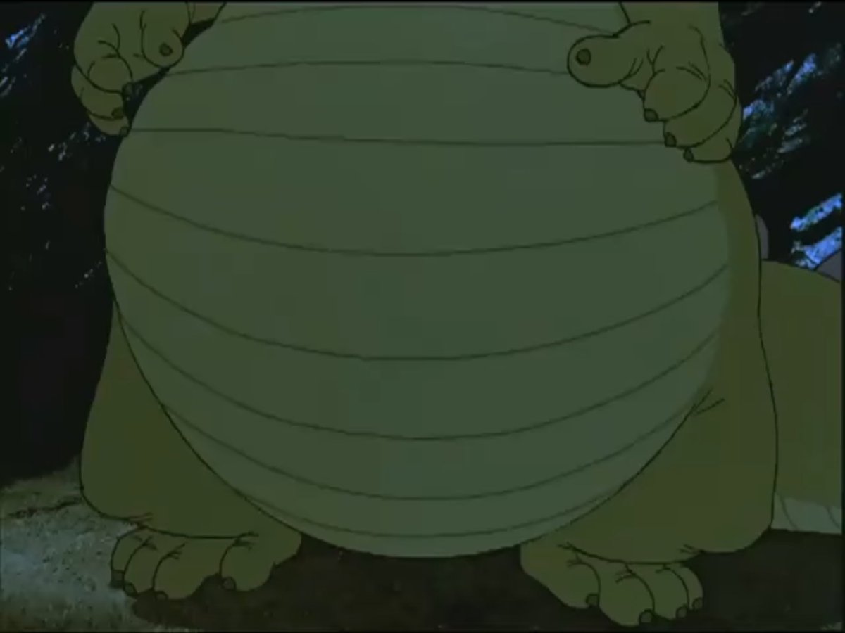 BORUEIRE's tweet photo. Some of my fave chubby characters in cartoons. #WerebackRex #ElliotPetesDragon #JunglebookBaloo #HannabarbaraGodzilla #Fat https://t.co/AaHH33vwyC