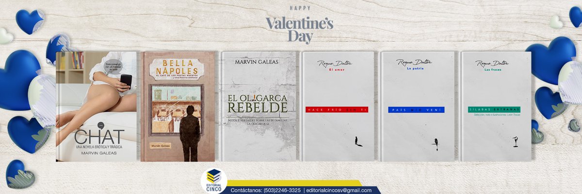 EditorialCinco's tweet photo. “El amor y la amistad tienen mucho en común, y aprender de ellas nos hará más felices”.
***
Contáctalos: editorialcincosv@gmail.com
WhatsApp: (503) 7602-0388
#editorial #libros #leeunlibro #valentine #love #valentinesday #valentines #valentineday #valentinegift #valentinesgift https://t.co/kQQKpiStrd