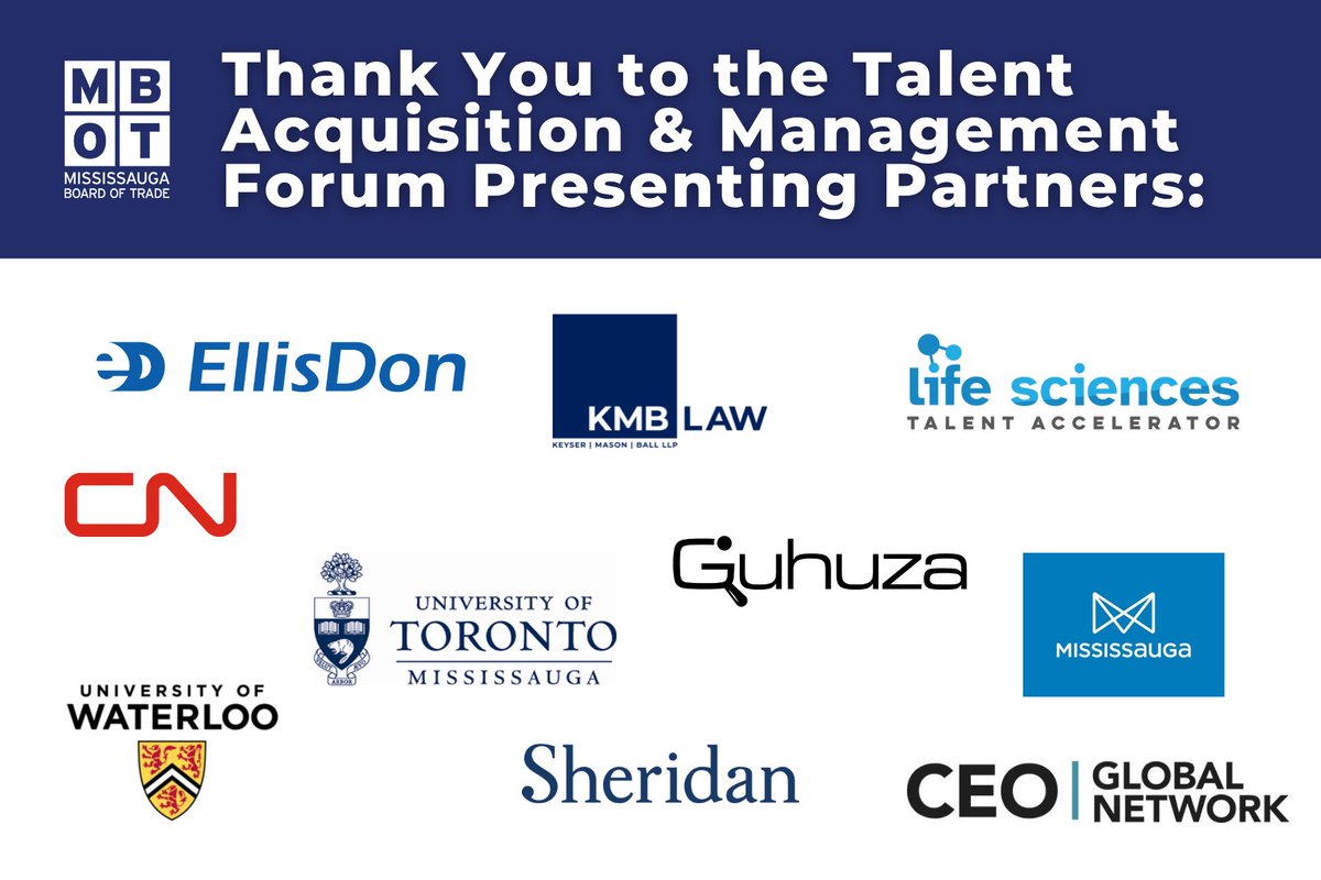 MBOTOntario's tweet photo. We had a fantastic time today at our very first Talent Acquisition &amp; Management Forum! 
Thank you to all who attended and made it such a success. Special shout-out to our excellent speakers and sponsors for helping make it happen! 

#MBOTEvents #MBOT #Mississauga https://t.co/Rp12PJCjr2