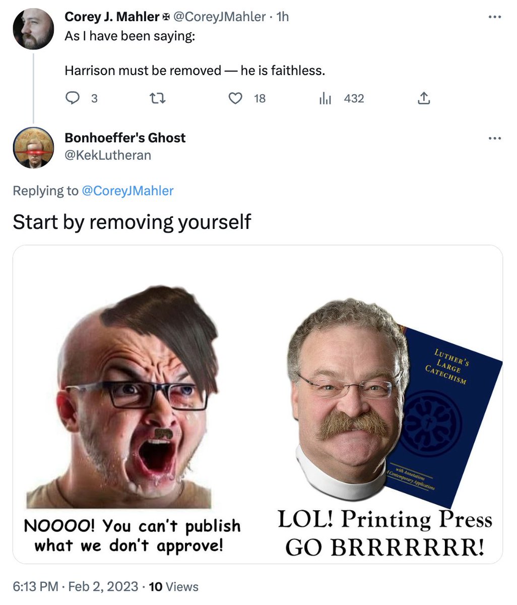 LutheranSharia's tweet photo. 🤣🤣🤣 https://t.co/dcETGsb5b6