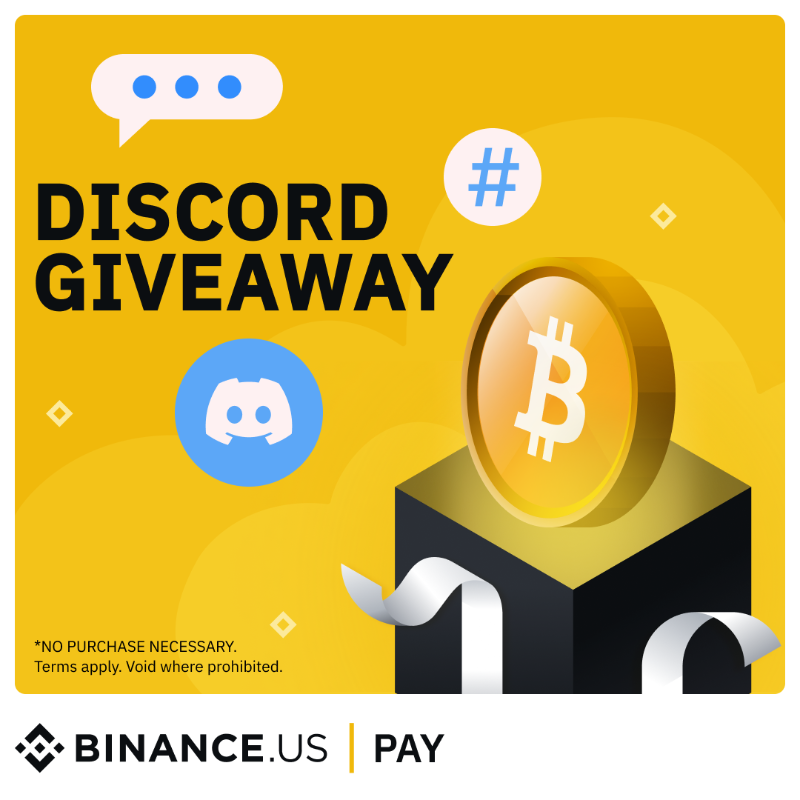 BinanceUS's tweet photo. $BTC Giveaway Alert! 

No-coiner? No problem. 

We're giving away some #bitcoin. Want it to be yours?

Check out our #Discord to see how you can get your hands on some #cryptocurrency. 

Giveaway ends tomorrow!
