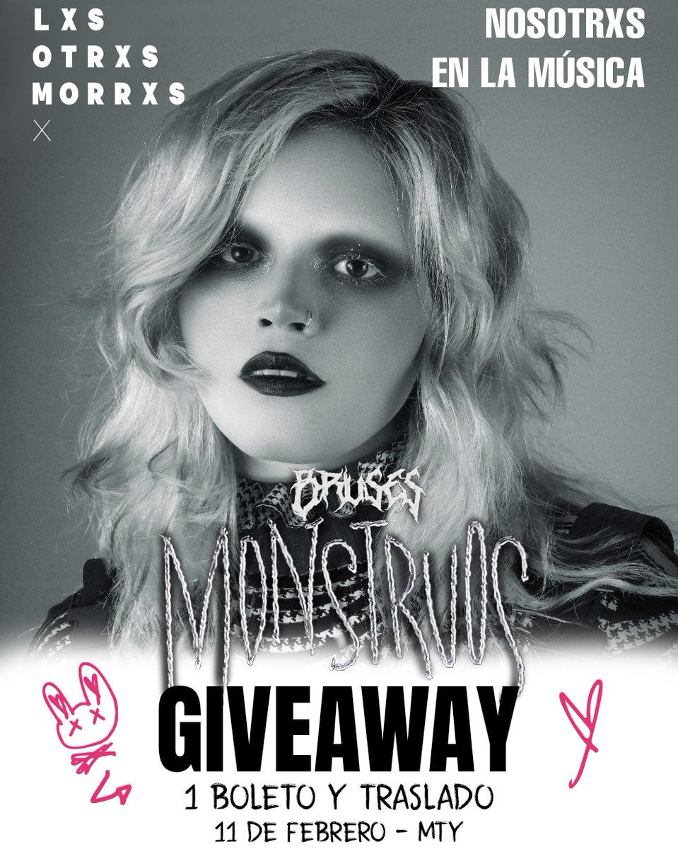 Kenyaz07's tweet photo. En Lxs Otrxs Morrxs haremos un Giveaway de un boleto para ver a @Bruses_ en Monterrey. Somos un colectivo lgbt sin fines de lucro de Saltillo. "Nosotrxs en la música" nace para acercar a la sociedad a la música hecha por morrxs de la diversidad sexual que la rifan. https://t.co/ahjUqGJzH8