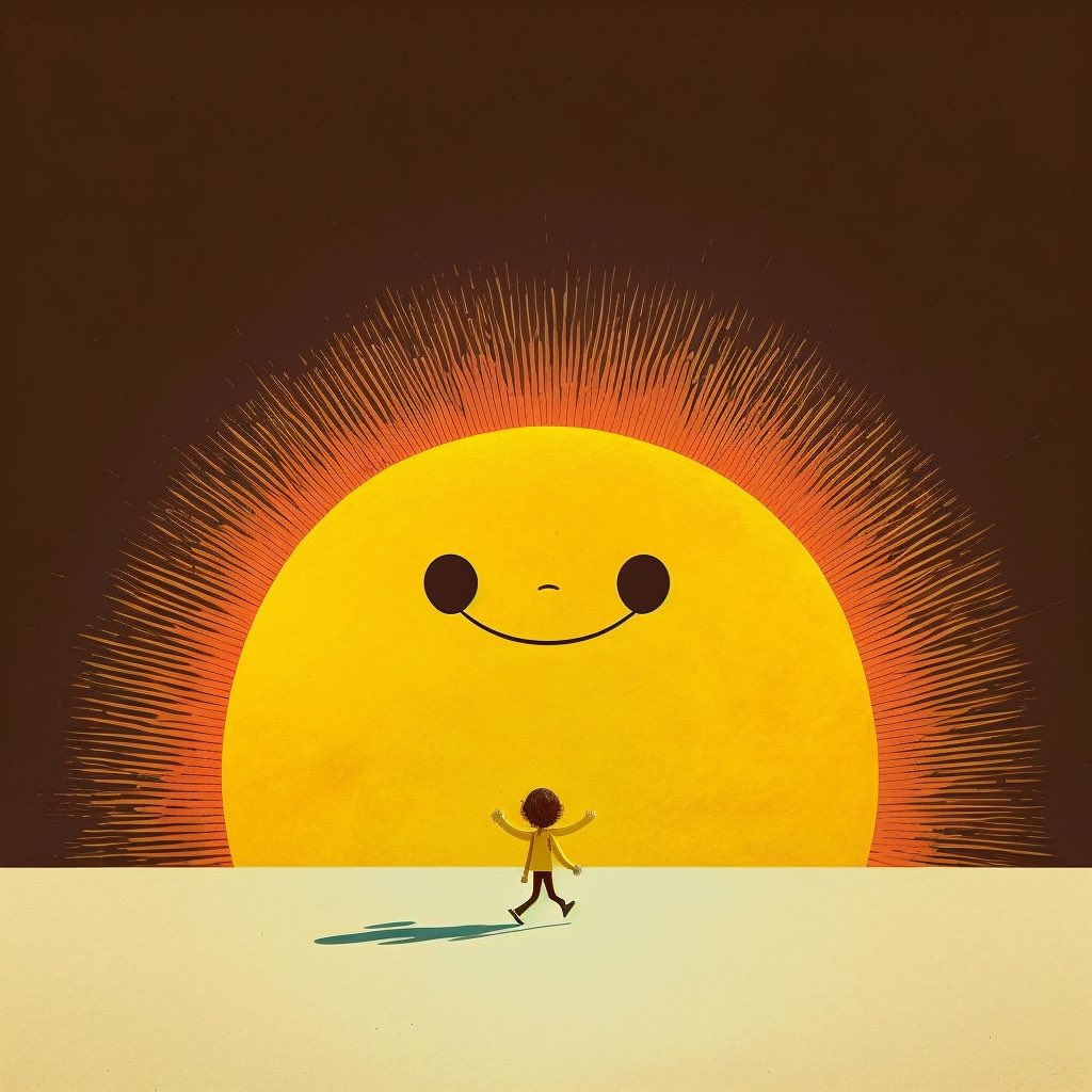 thebeatlesbyai's tweet photo. The Beatles By AI "Here Comes the Sun" NFT's are live for auction on @opensea. The song is often interpreted as a commentary on the changing seasons of life, and a celebration of the arrival of brighter, happier times. #TheBeatles @digsynesthesia #AI #NFTs https://t.co/LU7d6IQeQD
