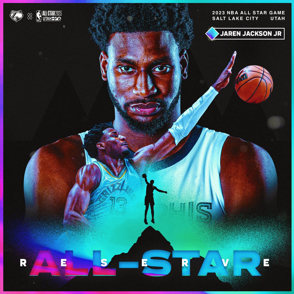 ilovememphis's tweet photo. Not 1⃣ but 2⃣! 👏👏Congrats  @JaMorant &amp; @jarenjacksonjr ALL STARS! https://t.co/yFsHPf5DT8
