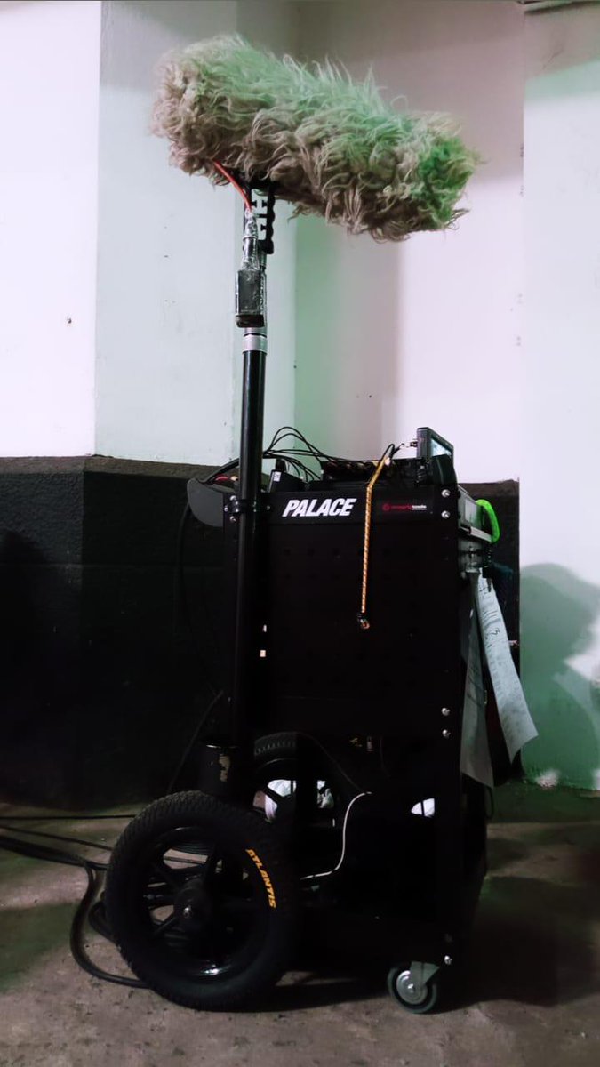 my set up on filmming.. sound recordist.