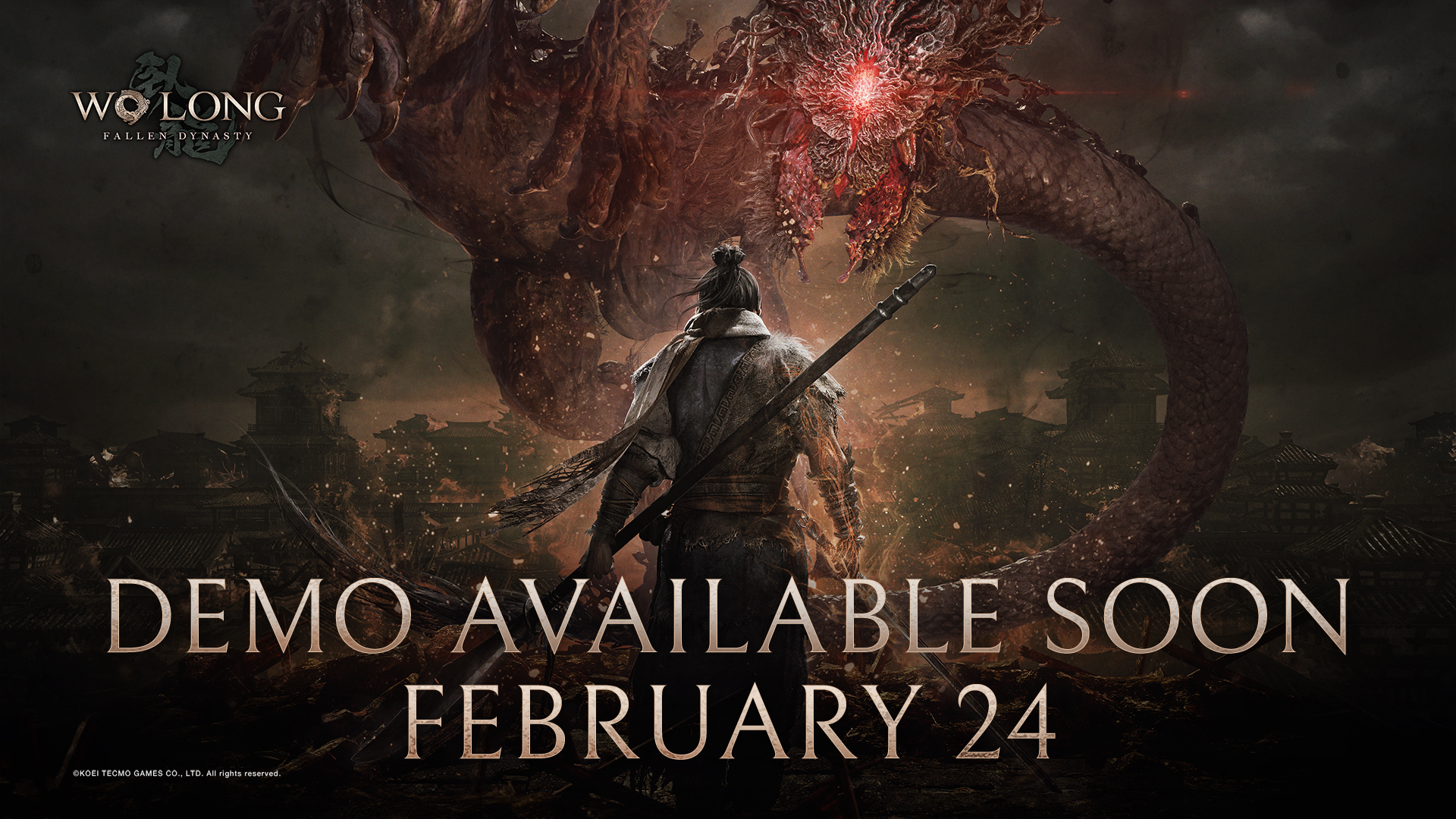 Demo de Wo Long Fallen Dynasty llegará el 24 de febrero. Disponible para PlayStation 4, PlayStation 5,Xbox One, Xbox Series X|S y PC