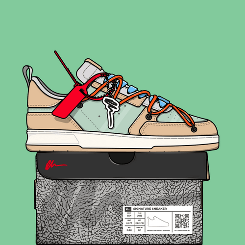 Signature Sneaker #592 bought for 0.04 ETH by MSIG from Wtap opensea.io/assets/ethereu…