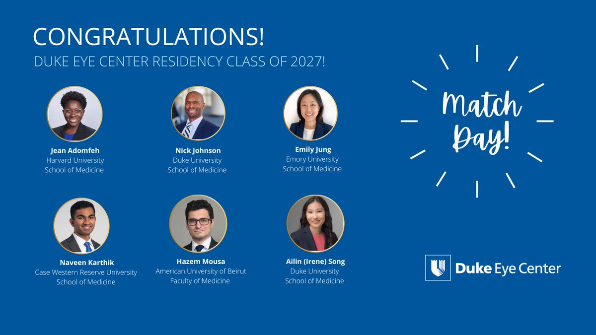 Duke Eye Center on Twitter "Congratulations to the Duke Eye Center