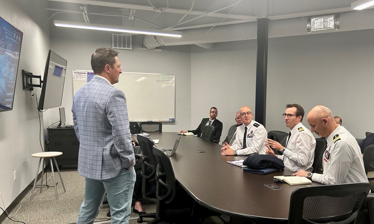 NATO_SACT's tweet image. On the route toward a 𝐝𝐚𝐭𝐚-𝐜𝐞𝐧𝐭𝐫𝐢𝐜 Multi-domain enabled Alliance, what an inspiring discussion at @BluestaqTweets to share their expertise in data management, analytics, security and administration. 
#UnderstandBetter #NATO