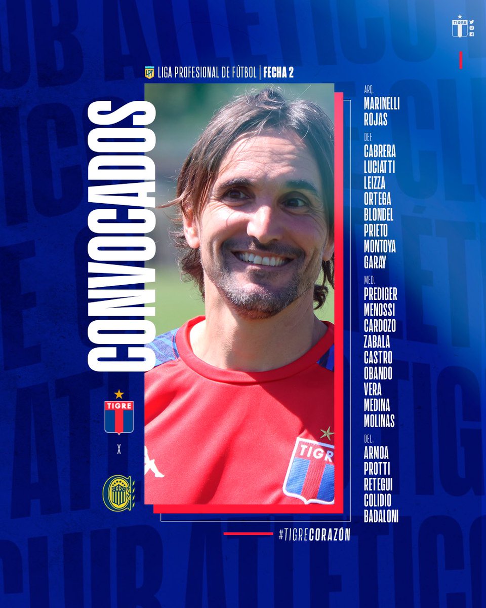 paladar_futsdaa's tweet photo. #LigaProfesional | Aquí los concentrados por parte de @catigreoficial y @RosarioCentral, que abren la fecha, mañana, desde las 20.00 hs. Será transmision de PF 📻⚽📻. https://t.co/qiywQcmzuR