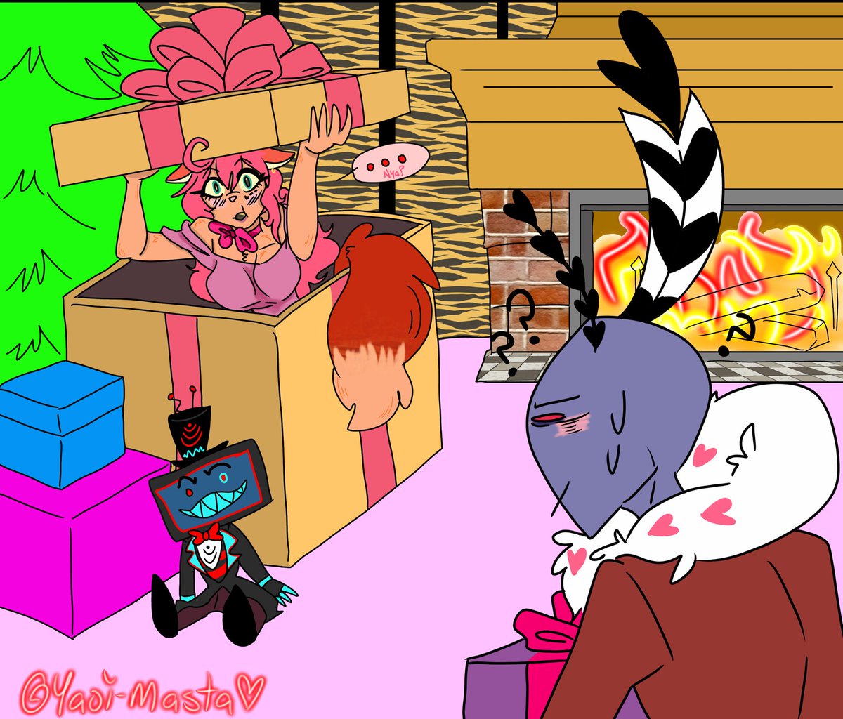 Yaoi_masta's tweet photo. #drawcember2022 presents 
#Valentino and @KattyRoseKitty ~♡
#vox cameo hehe~♡

@HazbinOcGallery #HazbinHotelOC #hhoc #HazbinhotelValentino #Digital #mothdemon #ArtistOnTwitter
#hazbinhotelvox #drawcember #digitalart #art #artists https://t.co/ZGfXCe9JpC