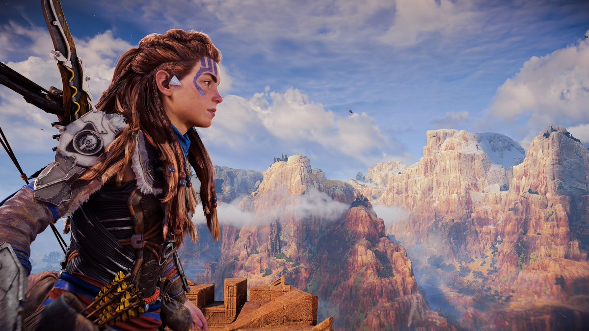 VooDoo1290's tweet photo. Aloy #Nora #MachineHunter🦕🦖 #DeathSeeker #HorizonForbiddenWest🏹 #PS5Share @Guerrilla https://t.co/7MN5Q84jCf