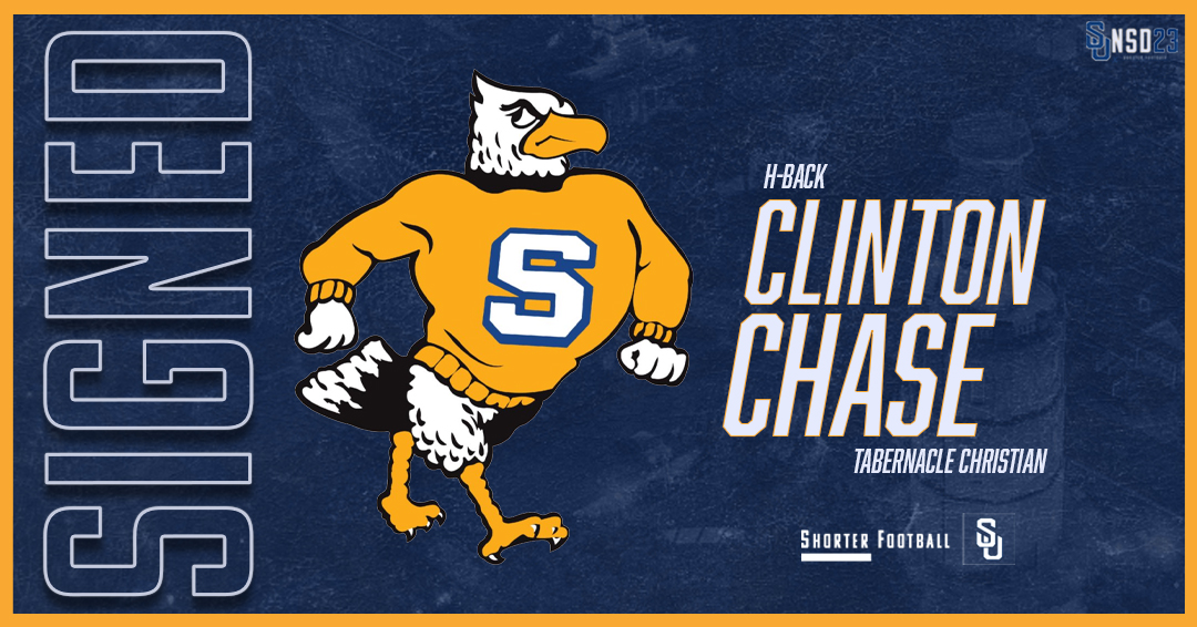 Shorter_FB's tweet photo. More H-Back action coming to The Hill!

Welcome home, Clinton.

@ClintonChase13 | #HillSquad23 https://t.co/IS63NylWVz