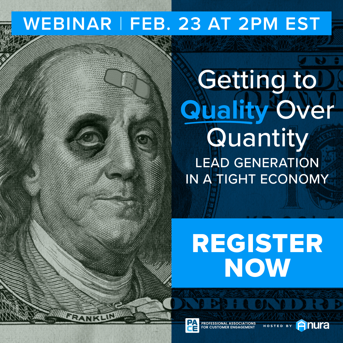 Looking to you — yes, you! Are you wanting to maximize your #marketingcampaign dollars with quality #leadgen? 💸📈 

Join us Thursday, Feb. 23 with @anuraio! 👋bit.ly/3Heiwzl

We'll be discussing how you can make sure your lead generation efforts are clean and effective.