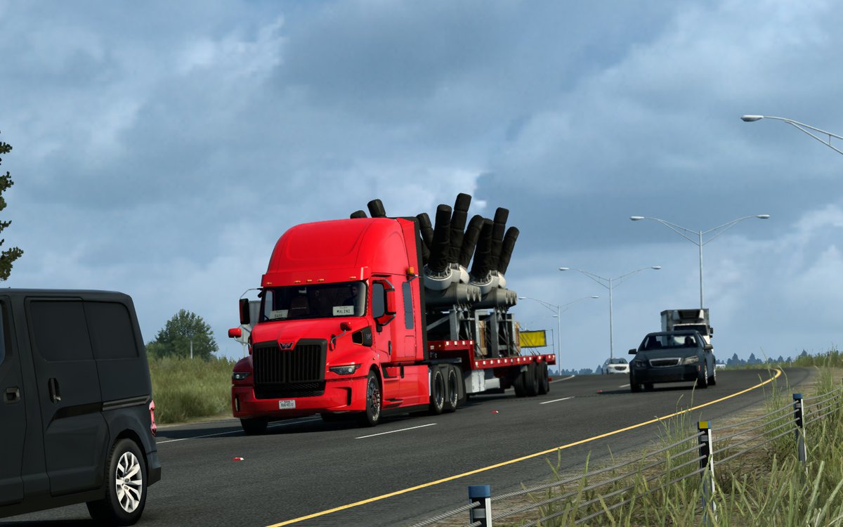 BRmalini's tweet image. @SCSsoftware #7YearsofATS @WstrnStarTrucks
 @goodyear