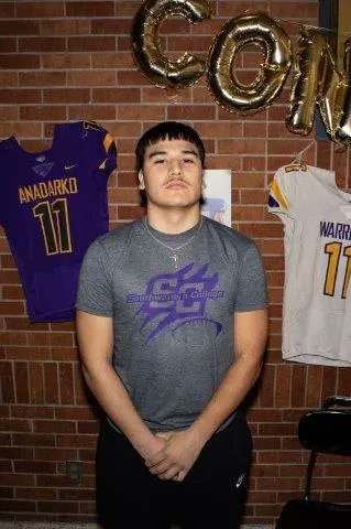 ndnsports's tweet photo. Brayden Lemos is heading to play football for Southwestern College in Winfield, KS #delawarenation #lenape #kiowa
https://t.co/rELQu3tPF8 https://t.co/gxIotBtUuk