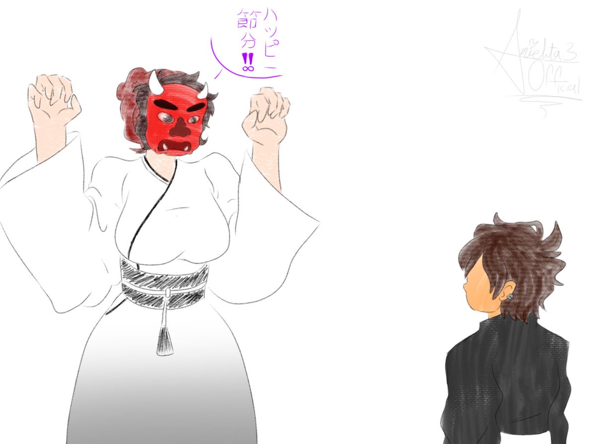 AKIK0FFICIAL's tweet image. ☯💜 Angela & Aníbal 🖤🌌
皆様、節分おめでとうございます!!👹✨️
#roblox #robloxstyle #robloxoc #anibalshinsetsu #perfervidaction #fursona #furry #hibrido #lobo #angelcaido #anielitadiamond #anielita3official #setsubun #節分