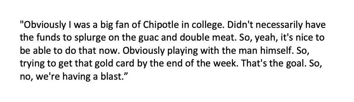 pmcdonaldCBS's tweet photo. Viktor Hovland is playing with the Chipotle CEO this week at the AT&amp;T Pro-Am. Here's what he had to say after the first round: https://t.co/JVeD4TMn8S