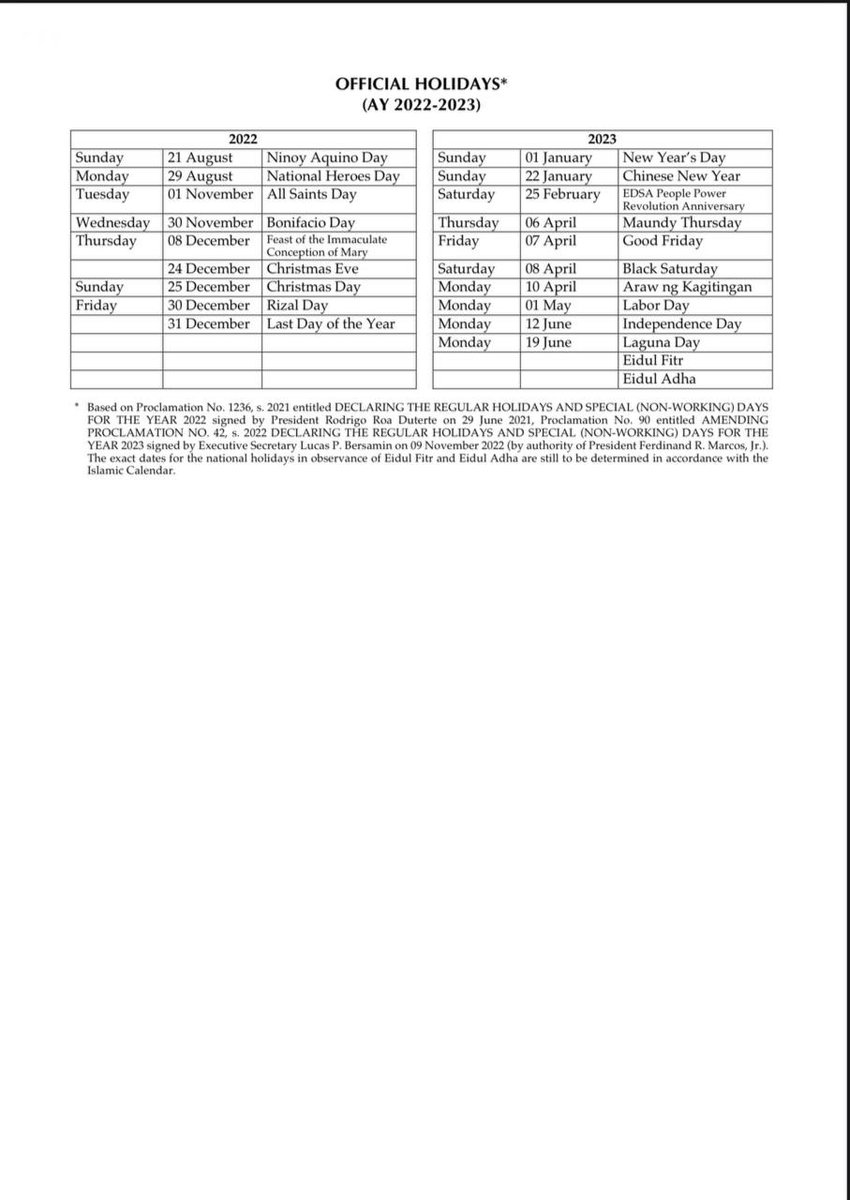 UPLB Perspective on Twitter "READ Revised academic calendar for 2nd