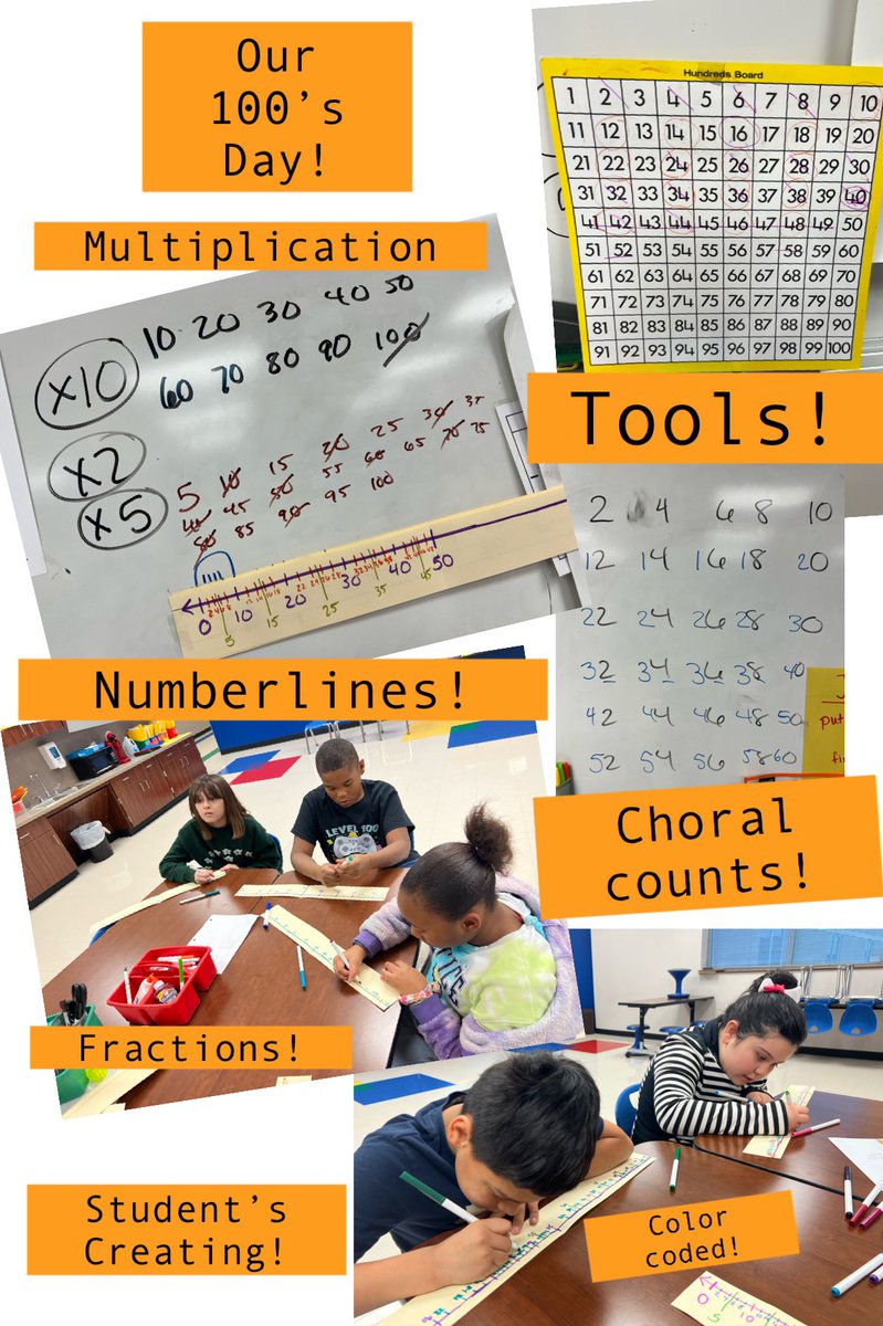 MrsCarreon15's tweet photo. 100 days of Learning Math! This is what we did during our 20 minutes! 7 Groups and 4 more to go! It’s not always fancy but it’s always great learning! #mathinterventionteacher https://t.co/tHjeBfv0kK
