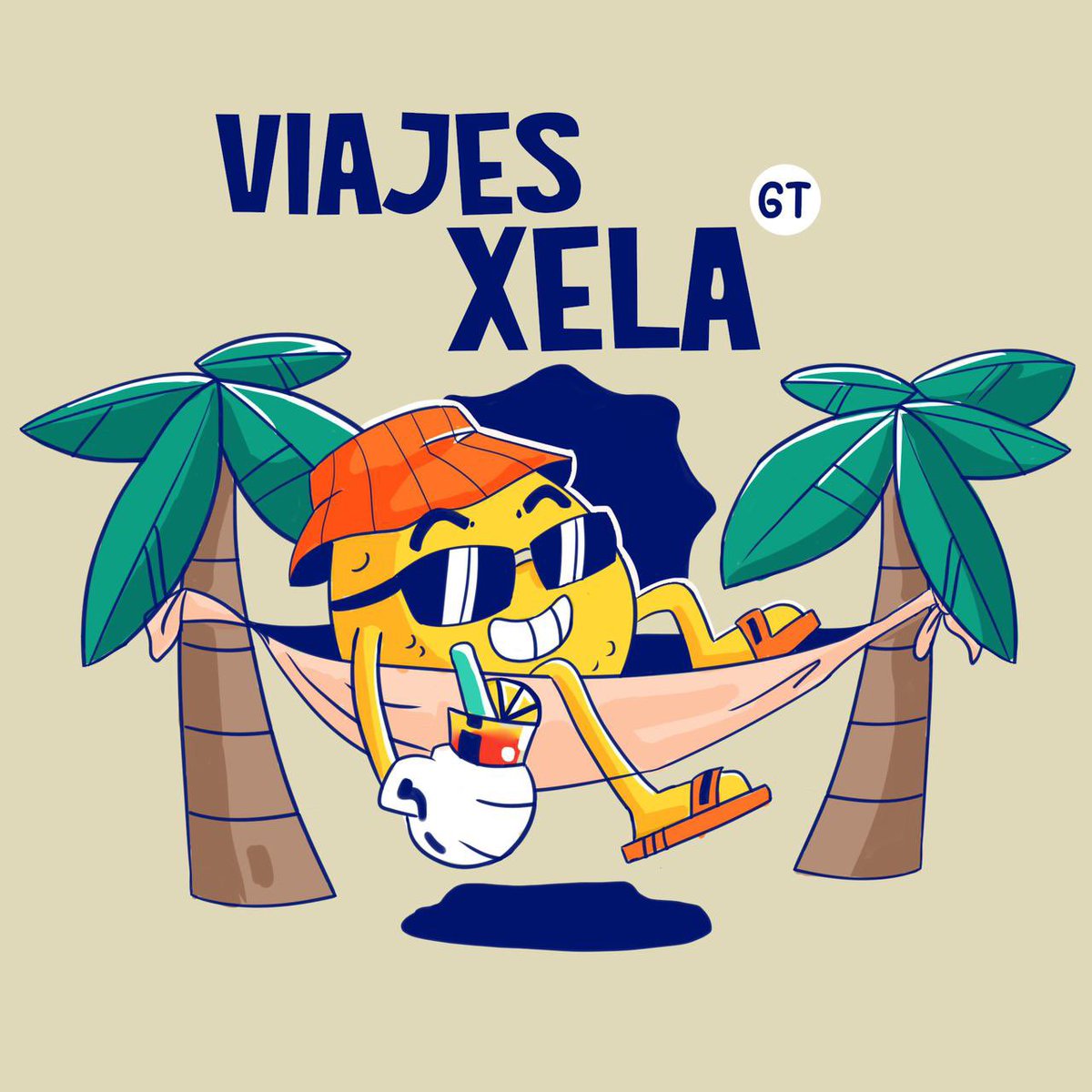 Hice esta ilustración para una agencia de viajes, estuve prácticando algo nuevo