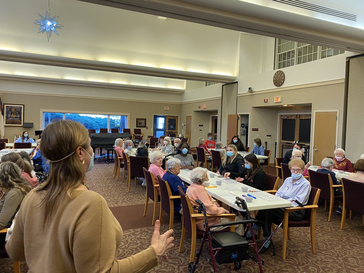 Thank you to Moravian Hall Square for allowing us to play some Bingo with residents today! We had such a great time and can’t wait to come back! 🎱🔵⚪️ <a href="/NazPrinMrB/">Scott Breidinger</a> <a href="/TGostony/">Trischia Gostony</a>