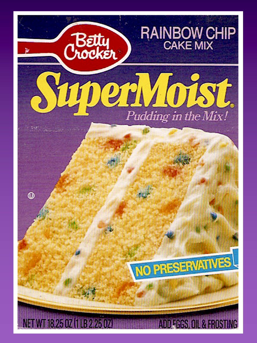RetroNewsNow on Twitter "Betty Crocker’s Rainbow Chip Cake Mix and