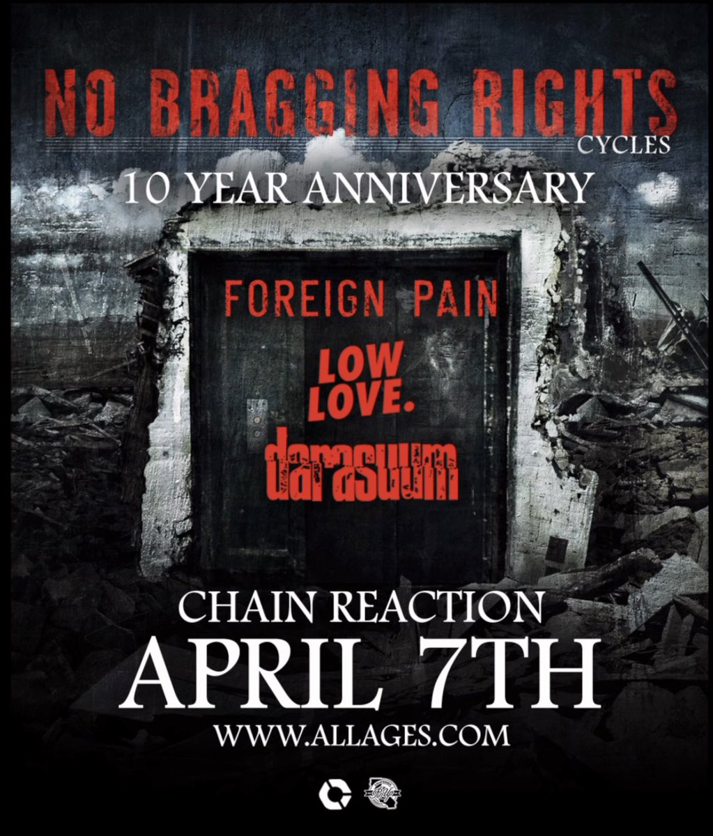 MAXIMUM KENERGY (@seanxmott) on Twitter photo Filling in on bass for <a href="/NBRBAND/">No Bragging Rights</a> for the Cycles 10 Year Anniversary Show. Still wrapping my head around finally being able to play Chain Reaction. Filling in on bass for <a href="/NBRBAND/">No Bragging Rights</a> for the Cycles 10 Year Anniversary Show. Still wrapping my head around finally being able to play Chain Reaction.