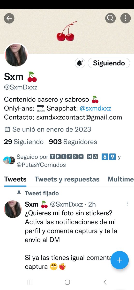 Cesar03642586's tweet photo. @SxmDxxz Cumplido mi reyna https://t.co/LPMcrVerLl