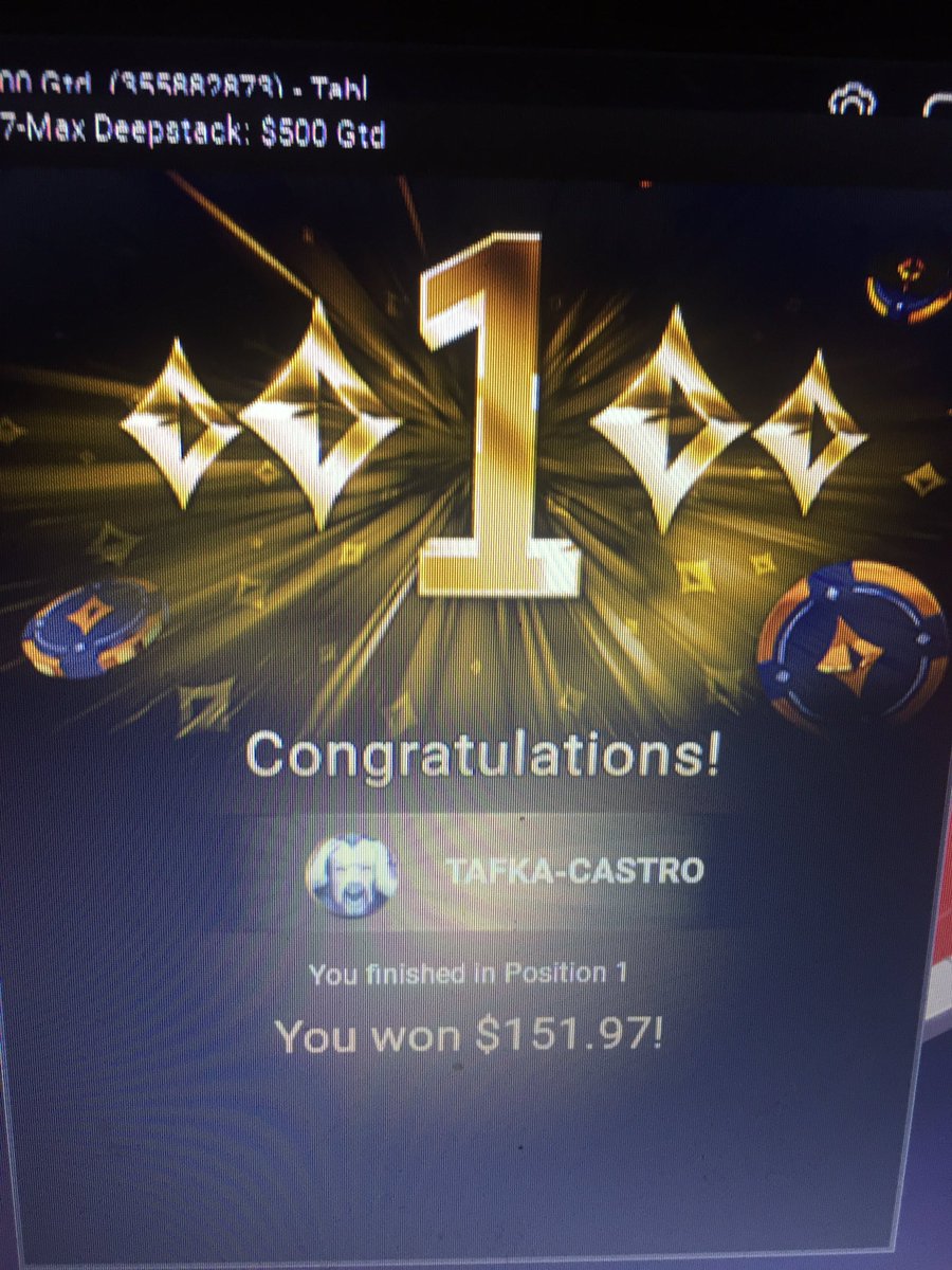 TAFKACastro's tweet photo. Gotta say I honestly lost my #PokerMonster mojo over there on @partypoker for a time, bad results influenced only by bad perfs from myself. Blamed others 🤷‍♂️ (don’t we all) I needed to take responsibility, put my mask down + work smarter and harder..and this week as a result 🔥 🙇‍♂️ https://t.co/NcJ0Tp20Rd