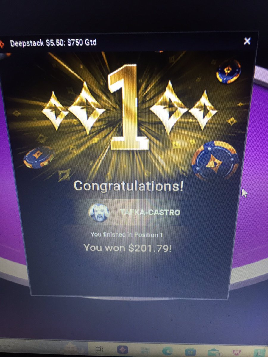 TAFKACastro's tweet photo. Gotta say I honestly lost my #PokerMonster mojo over there on @partypoker for a time, bad results influenced only by bad perfs from myself. Blamed others 🤷‍♂️ (don’t we all) I needed to take responsibility, put my mask down + work smarter and harder..and this week as a result 🔥 🙇‍♂️ https://t.co/NcJ0Tp20Rd