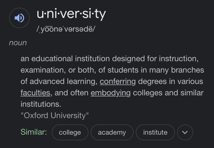 jeezmanokay's tweet photo. @BigHackery @Double_Anarchy3 @prageru That’s just pathologically wrong. It’s an educational media and advocacy group. It’s not a university, and it doesn’t need to be to fulfill its mandate. https://t.co/AY3uNdCY02