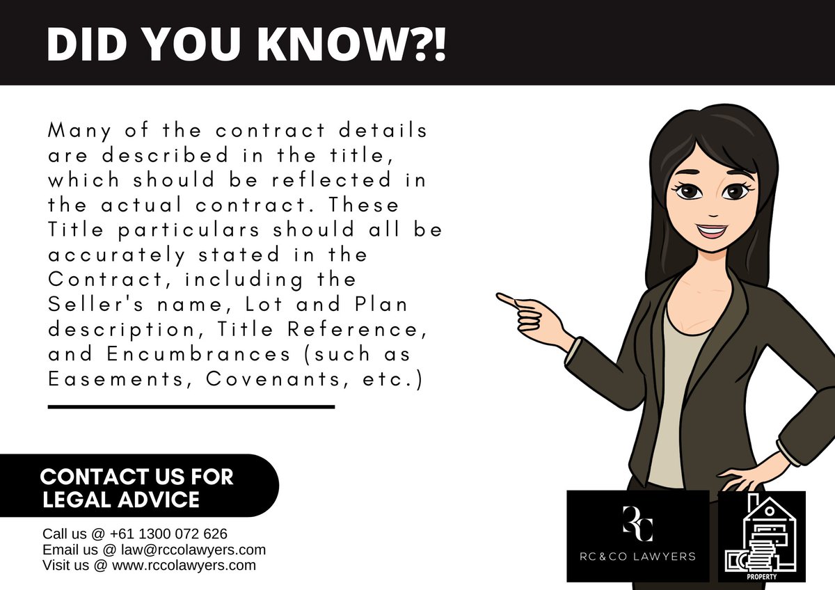 rcco_law's tweet photo. For legal advice, contact us at
Email | law@rccolawyers.com
LinkedIn | https://t.co/kPjFS260MD
Phone | +61 1 300 072 626
Visit our website | https://t.co/eVzCyI9ymh
#RCCO #RCCOLawyers #Australia #AUS #LegalServices #Property #RochelleCastro https://t.co/FcRHB1wbhs