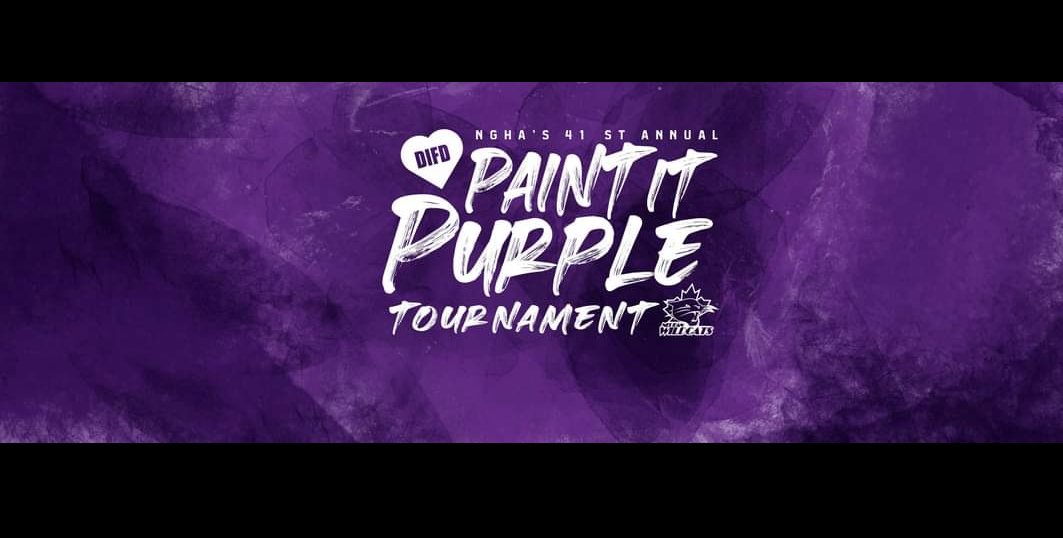 nghawildcats's tweet photo. Good luck to all the teams participating in our 41st annual NGHA “Paint it purple for DIFD” House league hockey tournament #nghatourney2023 #weallskatetogether #paintitpurple #DIFD #nepeanwildcats #houseleague #NGHA #hockeytournament 🏒💜 https://t.co/Jms5Cs5ISX