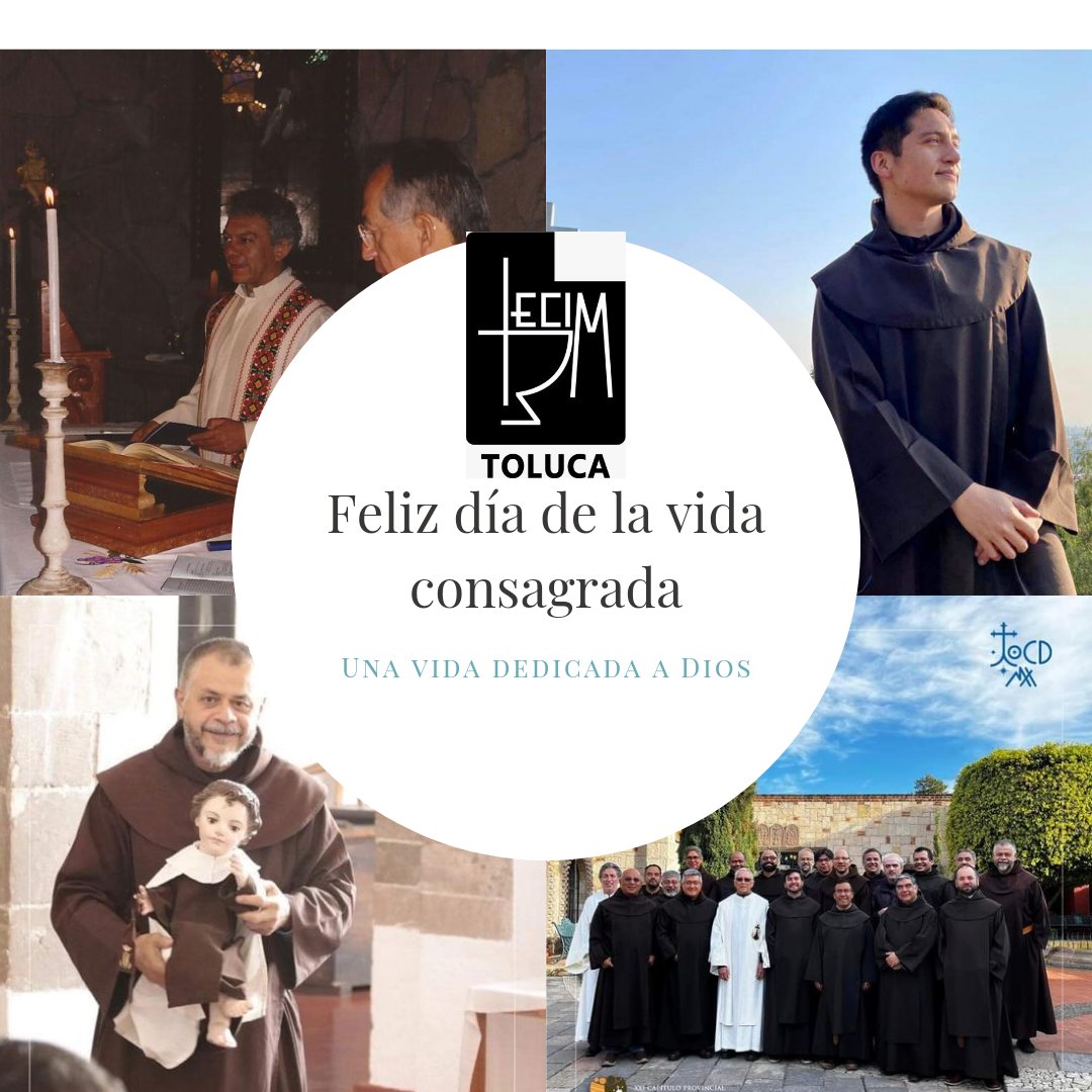 TolucaEcim's tweet photo. No vamos solos.
Cristo nos une. Con él. Entre nosotros.
Y con tantos que viven, lloran, aman, anhelan,
crecen, luchan y esperan.
Feliz día de la vida consagrada a todos nuestros hermanos religiosos de parte de la familia ECIM Toluca https://t.co/CZMdzL71dd