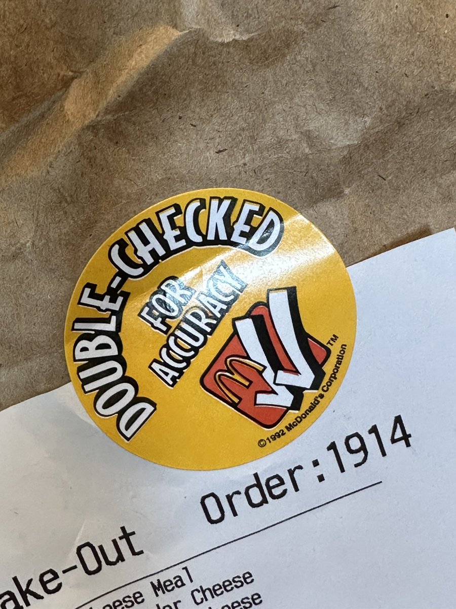 Except, sorry we missed the drink, and then brought the wrong one… and, oh yah, we forgot to include the sauces listed on the receipt too.