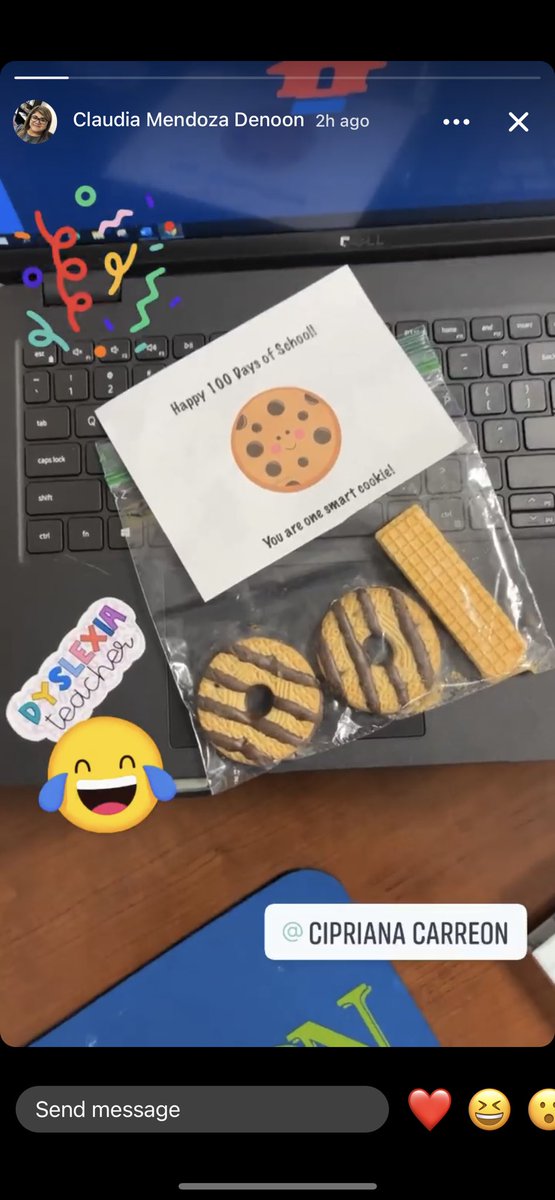 MrsCarreon15's tweet photo. As a Math intervention teacher I have the opportunity to work with a lot of students and teachers. Both received a little treat today! #thankyou for sharing your babies with me ❤️ #60students #20teachers #mathinterventionteacher #100days Shout out to my team! #mvp https://t.co/hmD5kUHTDs