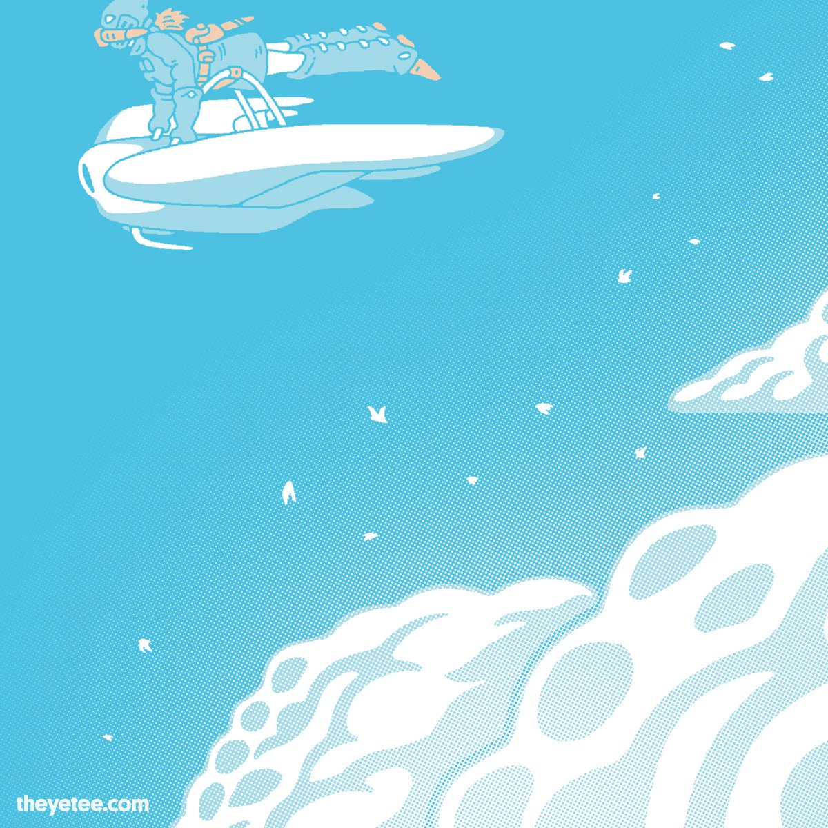 「Valley of the clouds… #sneakpeek  」|The Yetee 🌈のイラスト