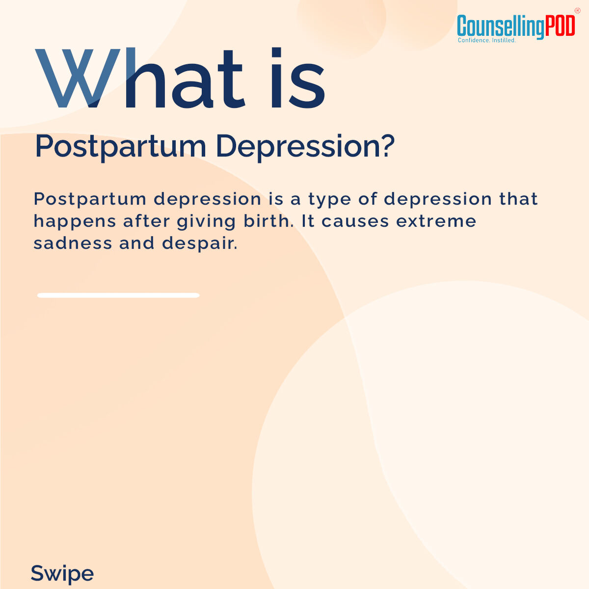 CounsellingPOD's tweet photo. PPD can affect any woman—women with normal delivery or problem pregnancies, first-time mothers and mothers with one or more children, women who are married and women who are not, regardless of income, age, religion or place, culture or education.” - American Psychological Associa https://t.co/BOU8g5sxyw